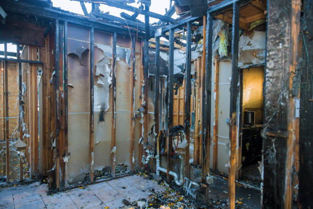 Professional Soot Cleanup technician working in O'Fallon, MO